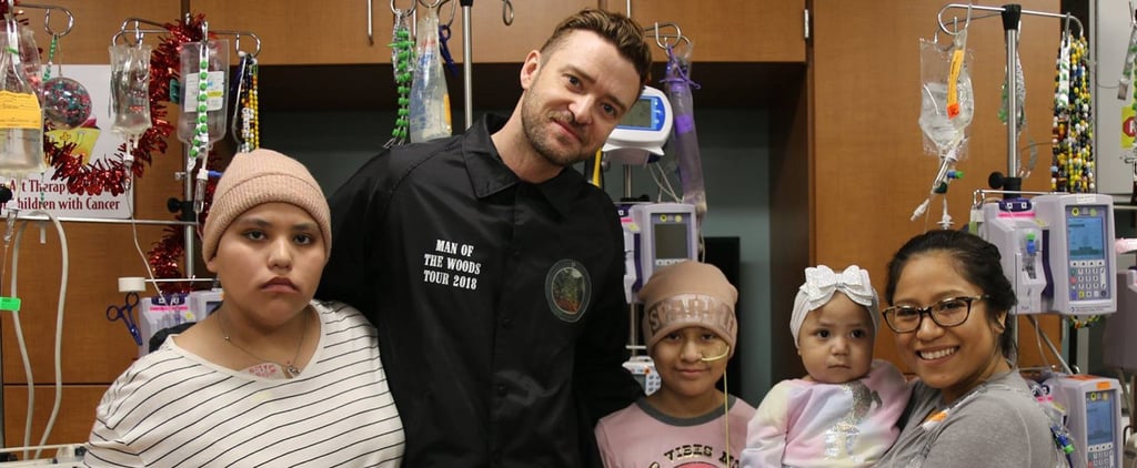 Justin Timberlake Visits Hospital in Texas January 2019