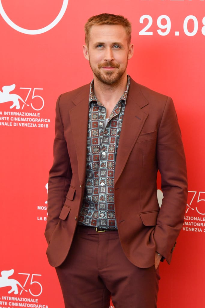 Ryan Gosling At The Venice Film Festival August 2018 Popsugar 