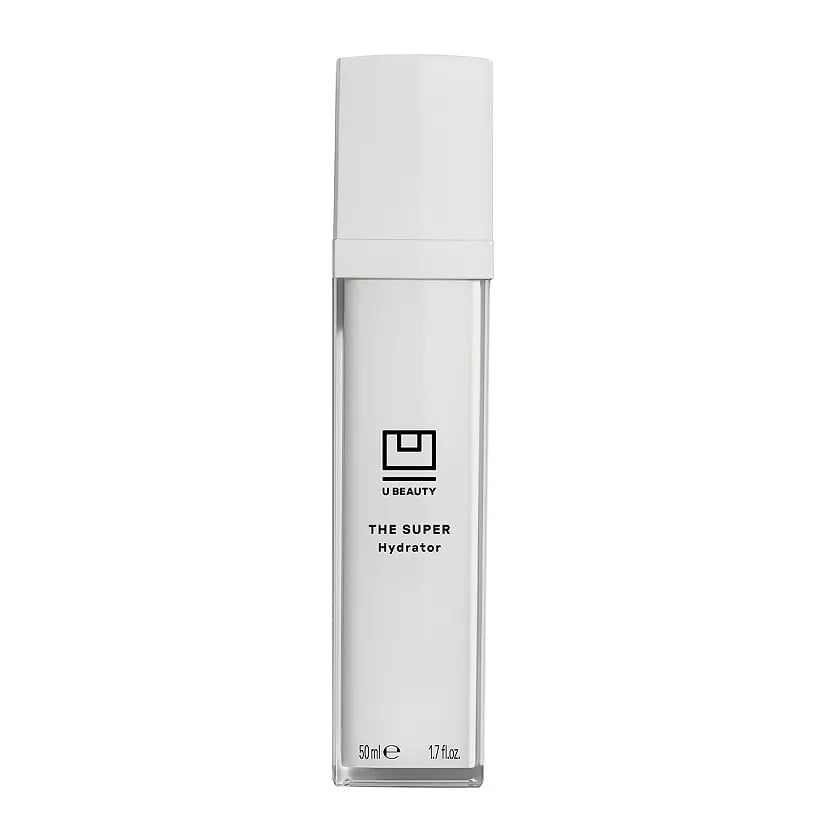 U Beauty The Super Hydrator ($168)
Debunking the myth that deeply hydrating moisturizers can only come in the form of thick creams, this milky formula delivers all-day hydration, compliments of heavy hitters like squalane and five weights of hyaluronic acid (including a long-chain version that has been microencapsulated for targeted delivery). Also included is vitamin C and superfood-derived antioxidants to help skin fight free radicals. Best yet, it doubles as a primer that provides a lit-from-within glow when worn under makeup.