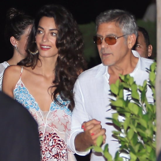 George and Amal Clooney Have Dinner With Cindy Crawford