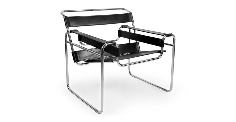 Voldemort: Wassily Chair in Black Leather