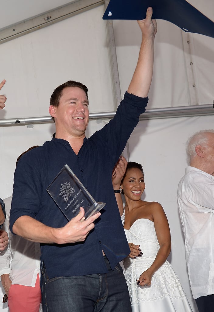 Channing Tatum and Jada Pinkett Smith Miami Hall of Fame