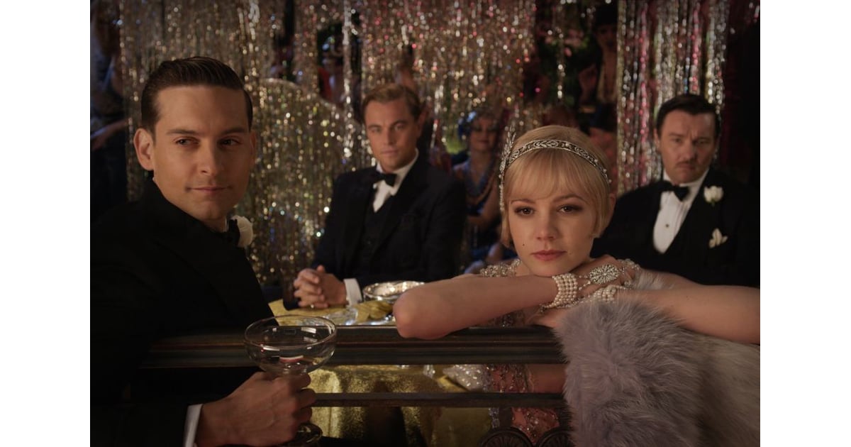Tobey Maguire as Nick Carraway, Leonardo DiCaprio as Jay Gatsby, The