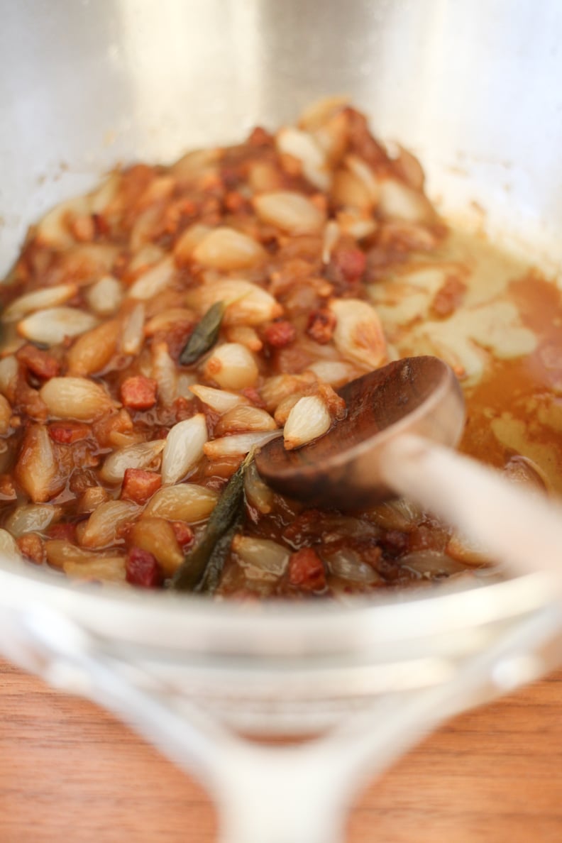 Braised Pearl Onions With Pancetta