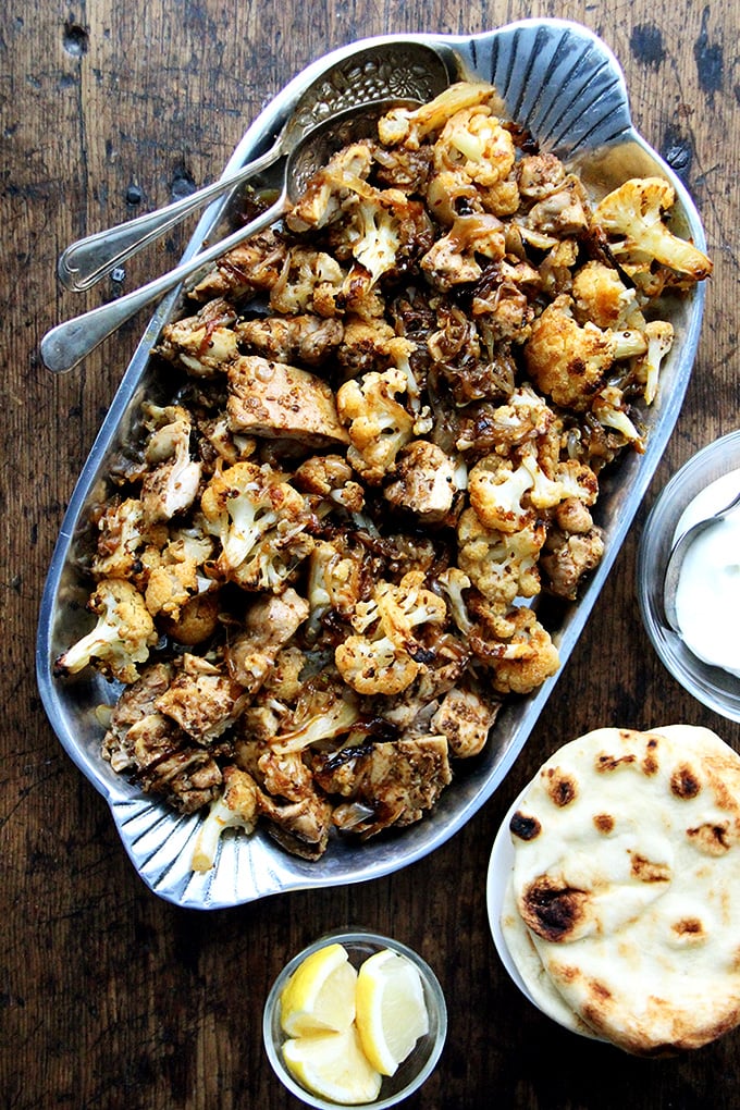 Sheet Pan Chicken and Cauliflower