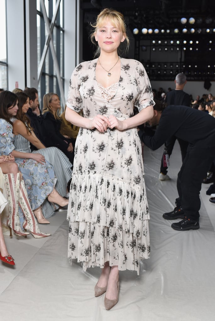 Haley Bennett at Brock Collection Fall 2019