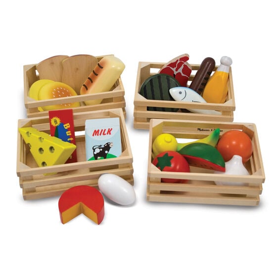 Melissa & Doug Wooden Play Food