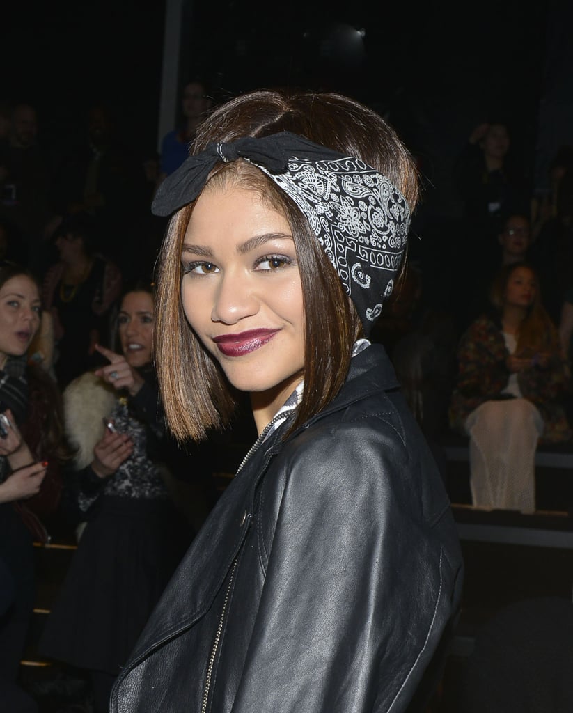 Zendaya's Plum Lips at New York Fashion Week in 2014