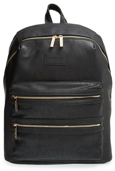 The Honest Company Infant Girl's 'City' Faux Leather Diaper Backpack
