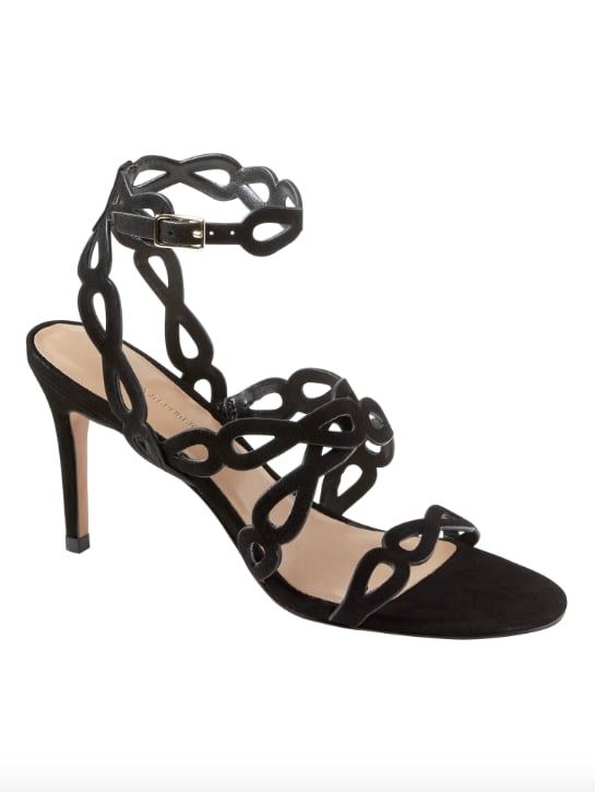 Laser-Cut High Heel Sandal