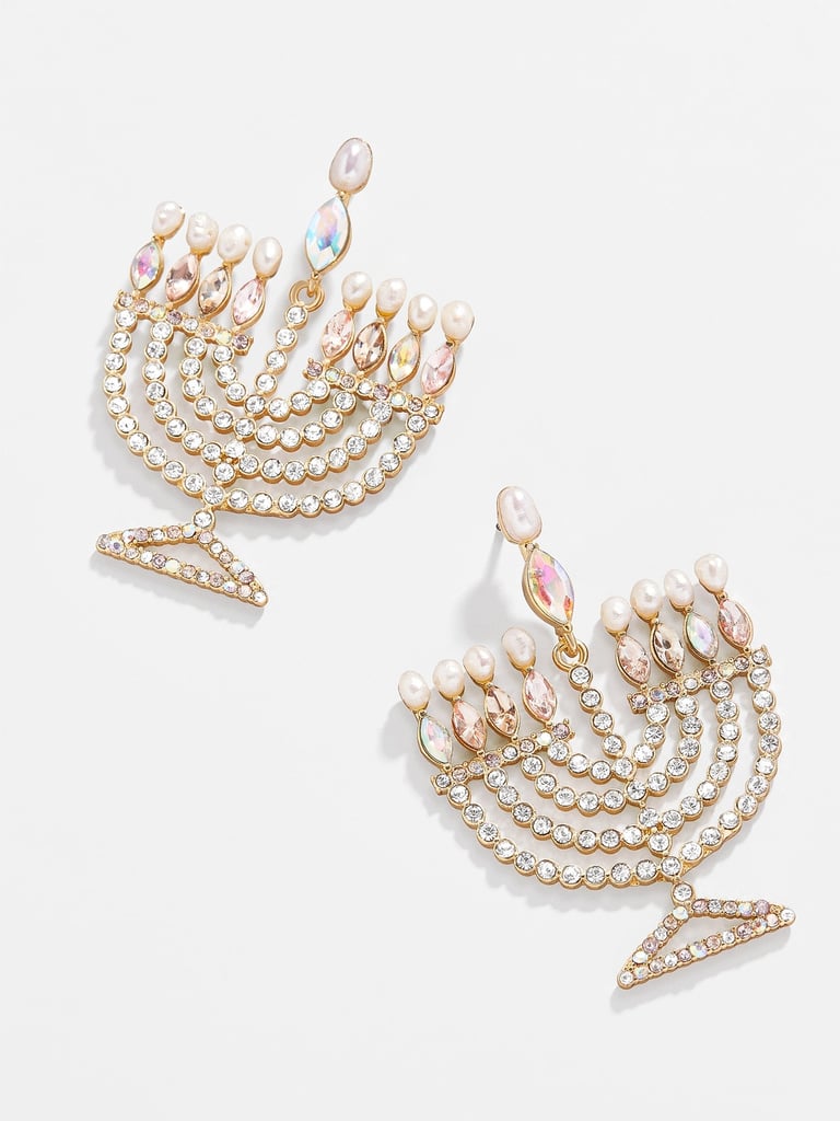 Menorah Earrings