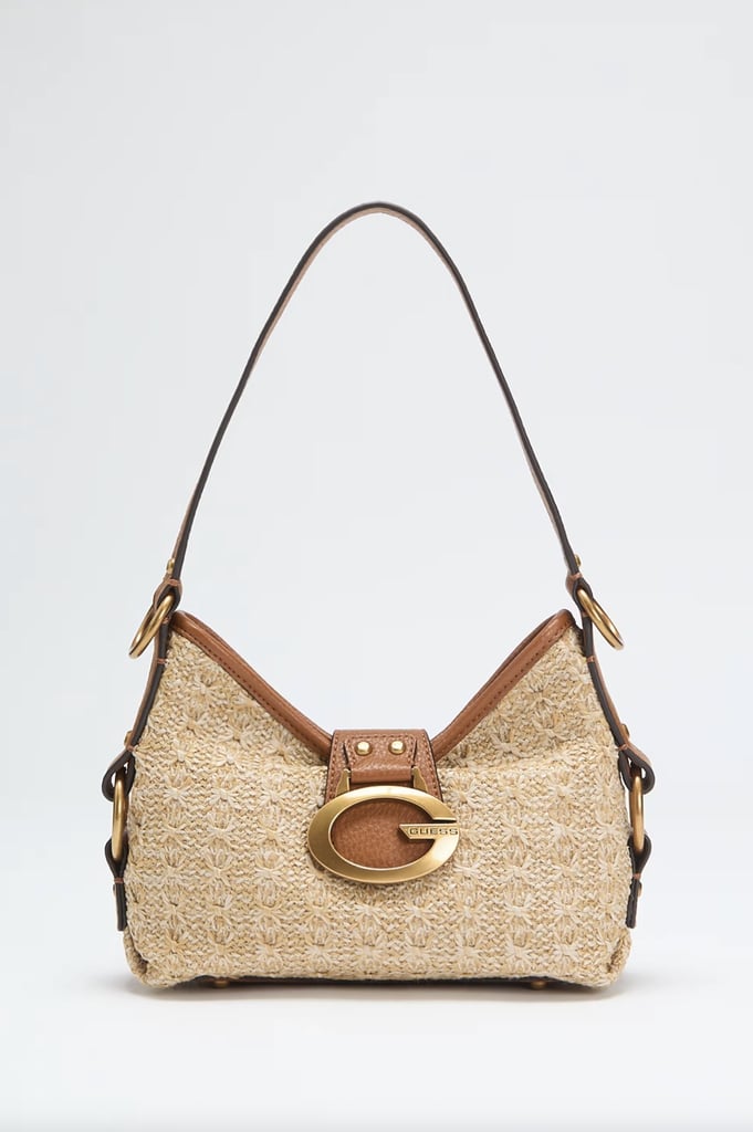 Guess Camden Straw Mini Shoulder Bag