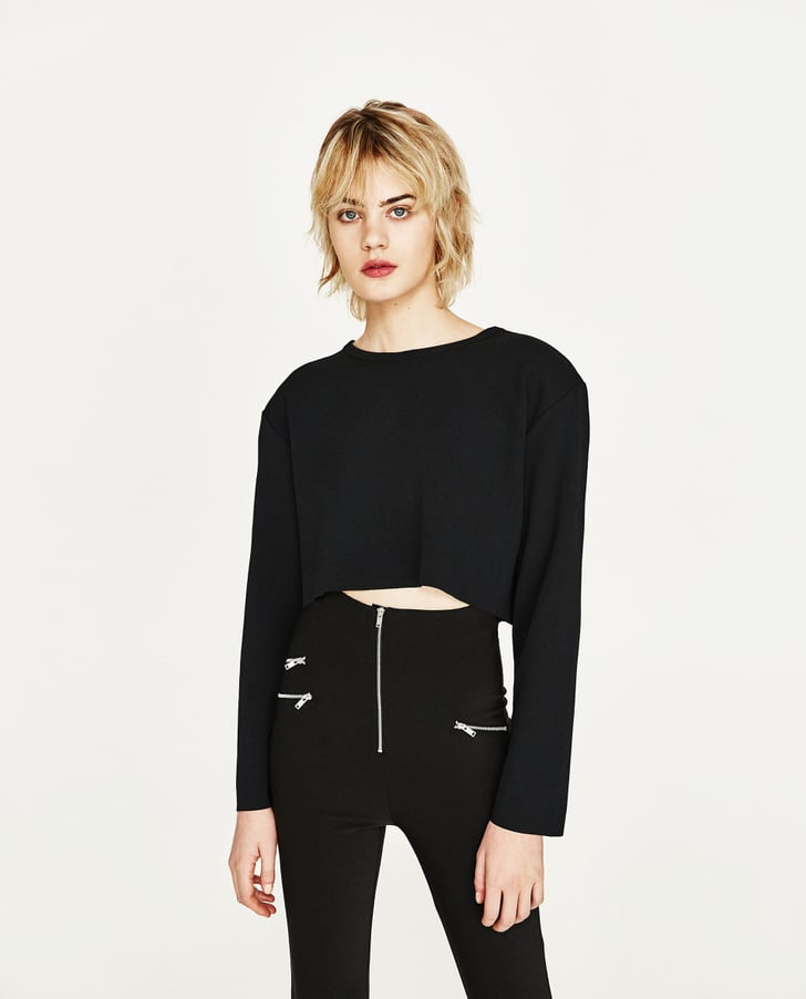 Zara Cropped TShirt How to Dress Like Rachel Green From Friends POPSUGAR Fashion UK Photo 23