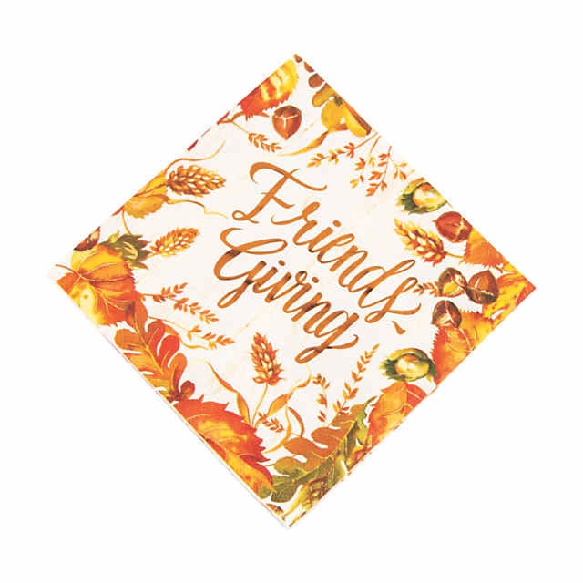 Friendsgiving Luncheon Napkins