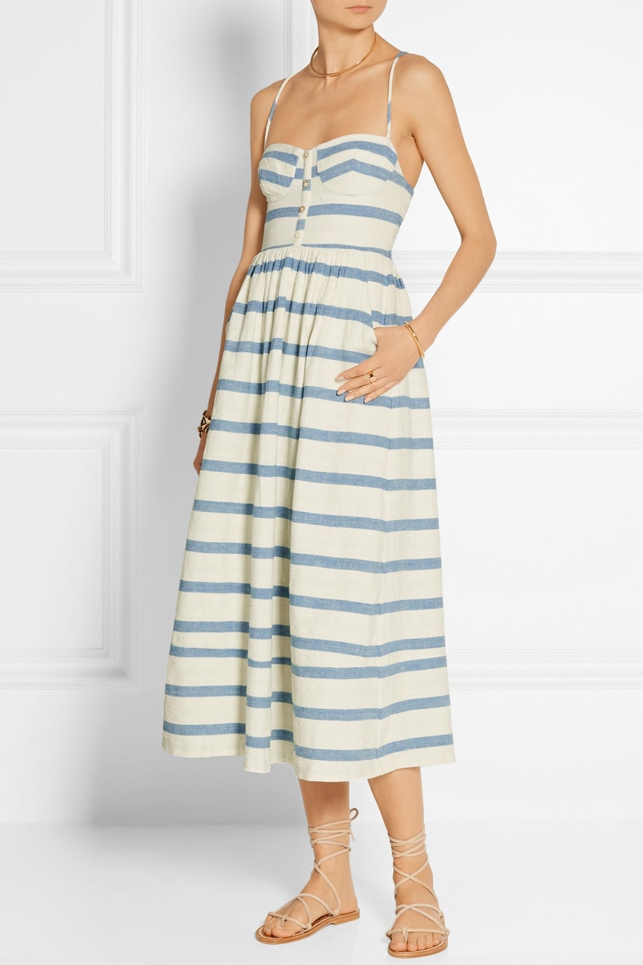 Mara hoffman striped dress