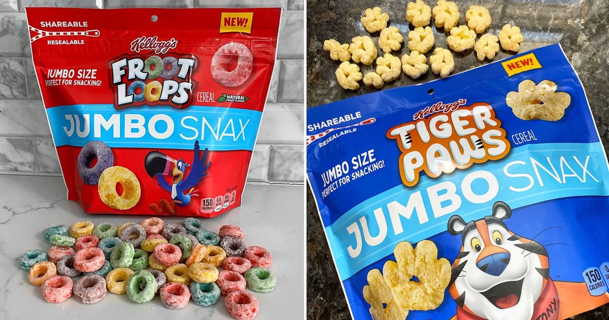 Kellogg's Cereal Jumbo Snax Include Giant Froot Loops