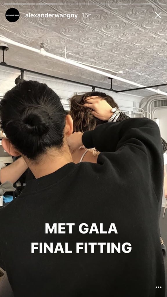 Bella Hadid Wears Alexander Wang to the Met Gala 2017
