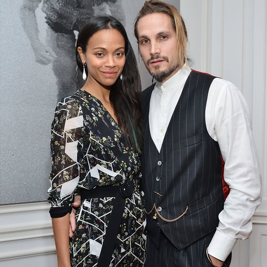 Zoe Saldana and Marco Perego at an Art Event in Los Angeles