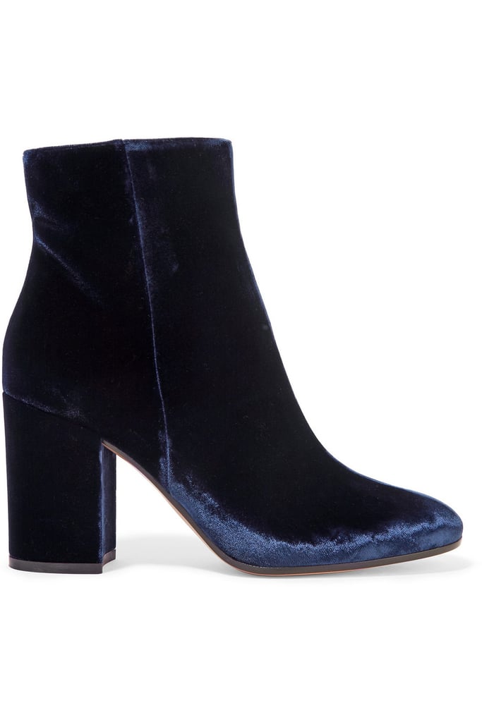 Gianvito Rossi Velvet Ankle Boots ($995)