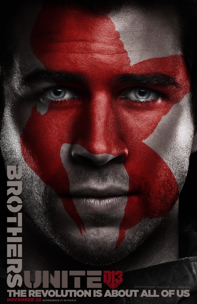 Liam Hemsworth as Gale Mockingjay Movie Posters POPSUGAR