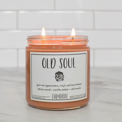 This Old Soul Candle Smells Like "Vinyl and Love Letters"