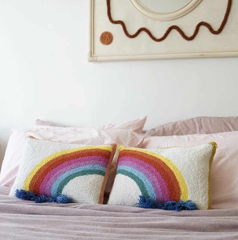 Fun Pillows: Jungalow Rain Bow Hook Pillow Set