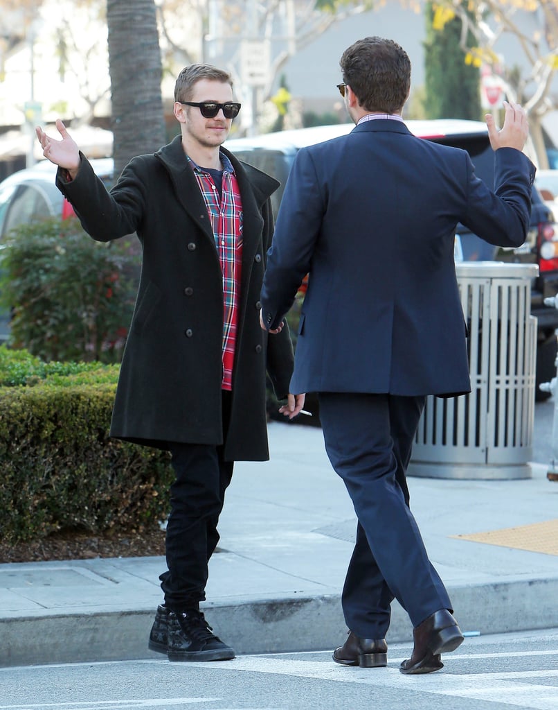 Hayden Christensen met up with a buddy in LA on Thursday.