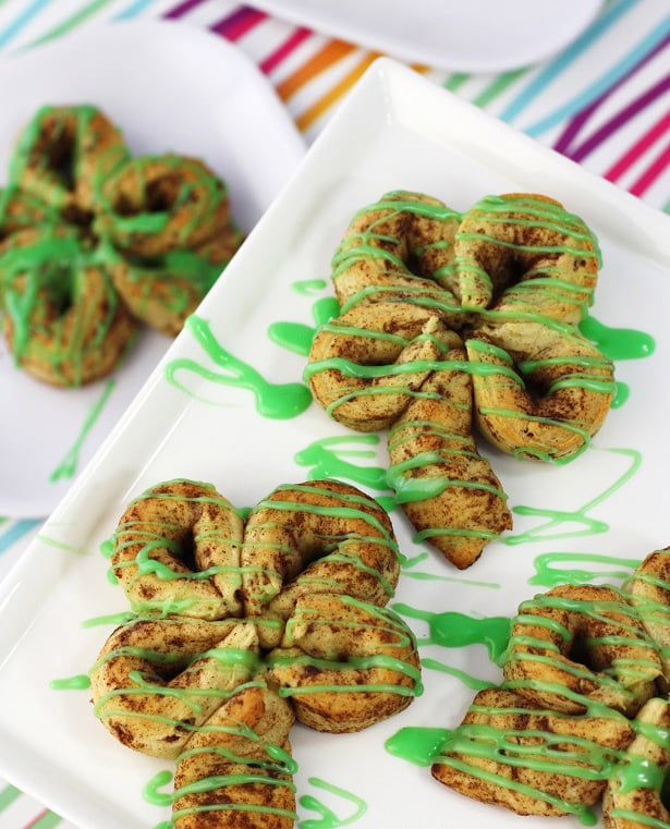 Shamrock Cinnamon Rolls