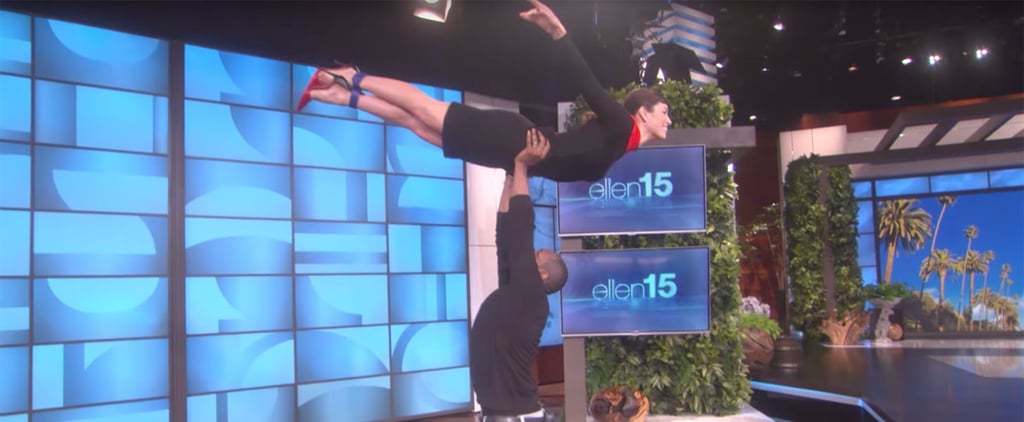 Jessica Biel Re-Creates the Dirty Dancing Lift on Ellen and Damn, Girl