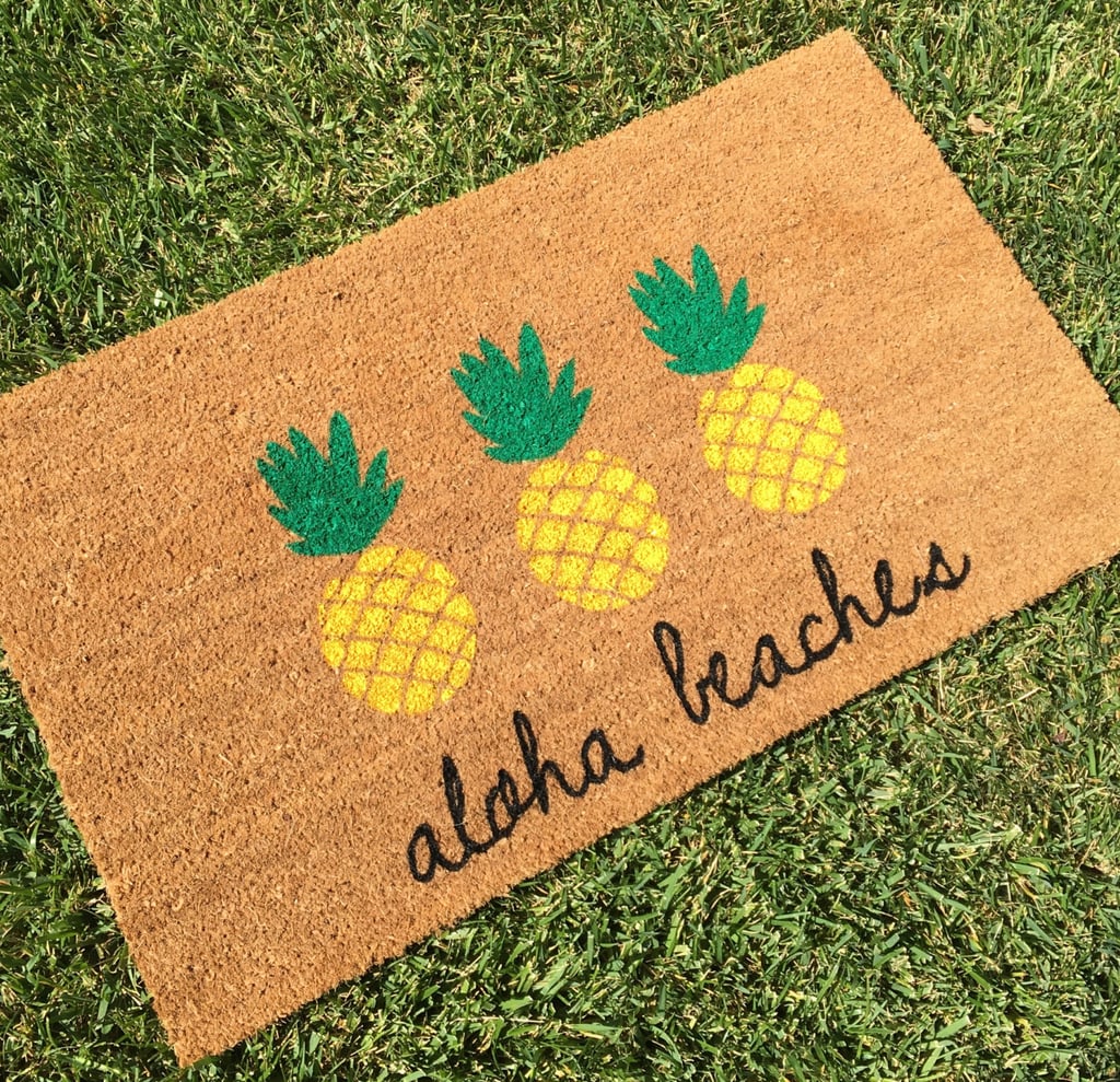 Aloha Beaches Pineapple Doormat (£34)