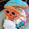 Disneyland's Day of the Dead Ice Cream Sandwich Is Made With Multicolored Pan Dulce!