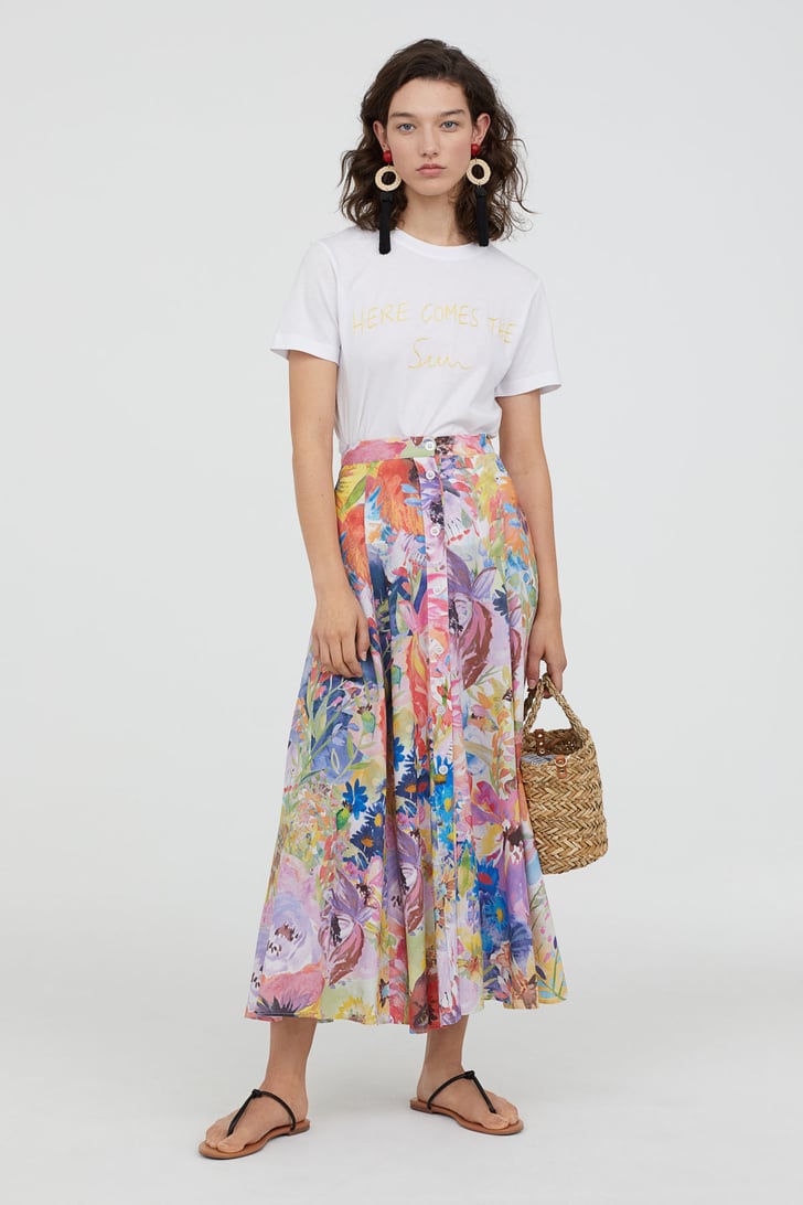 H&M Circle Skirt | What to Shop | May 21-27, 2018 | POPSUGAR Fashion ...