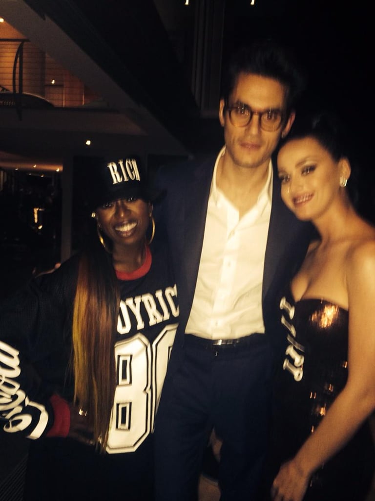 Katy Perry and John Mayer Hanging Out After the Super Bowl