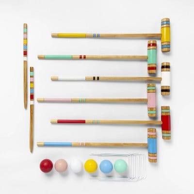Lawn Sports Croquet Set Variegated Stripe