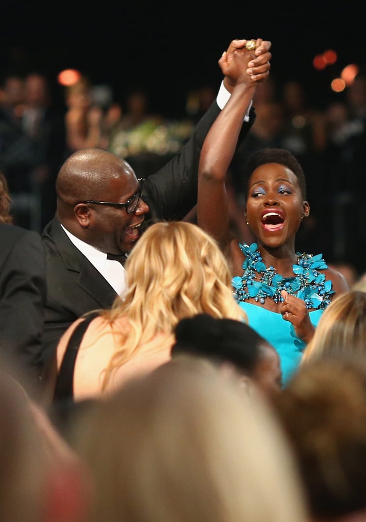 The moment Lupita Nyong'o's name was announced for outstanding supporting actress was priceless.