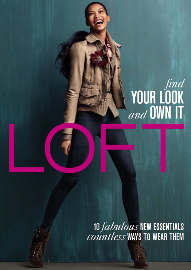 Ann Taylor Loft Fall 10 With Chanel Iman Popsugar Fashion