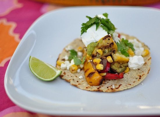 Veggie Tacos With Grilled Guacamole