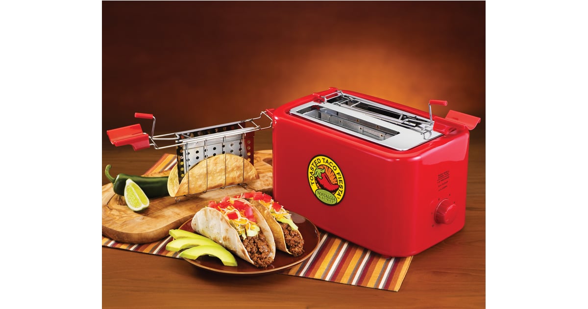 Nostalgia Electrics Fiesta Series Taco Toaster Tortilla Toaster