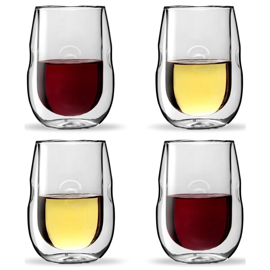 Ozeri Moderna Artisan Series Double Wall Insulated Wine Glasses