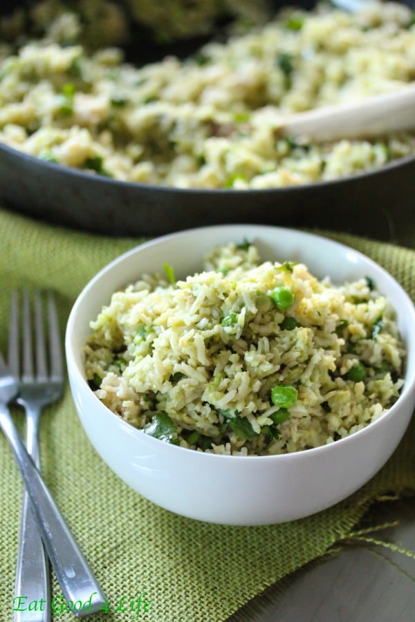 Avocado, Lime, and Cilantro Rice