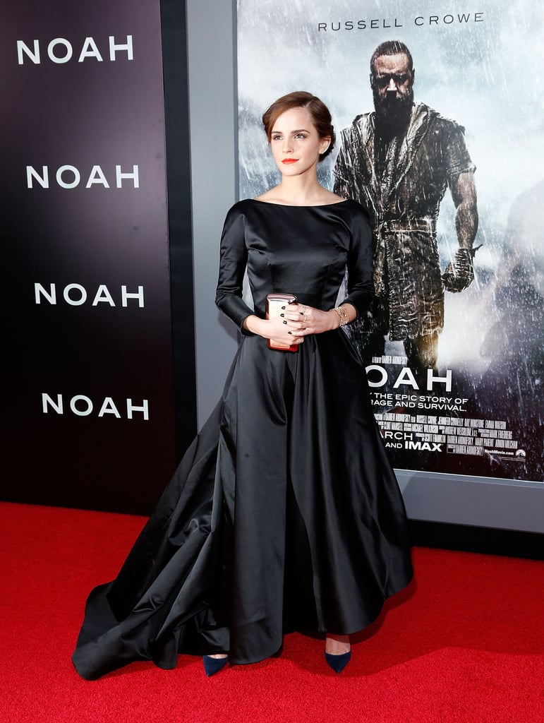 Emma Watson in Oscar de la Renta at the Noah NY Premiere in 2014