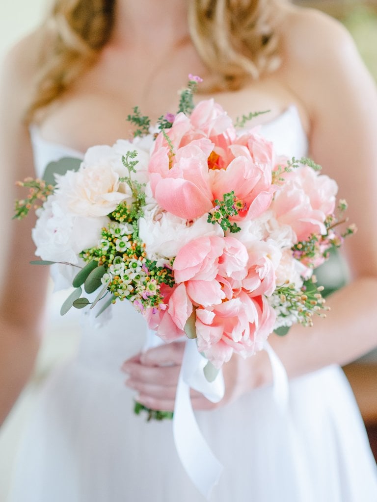 Pink and White Peonies