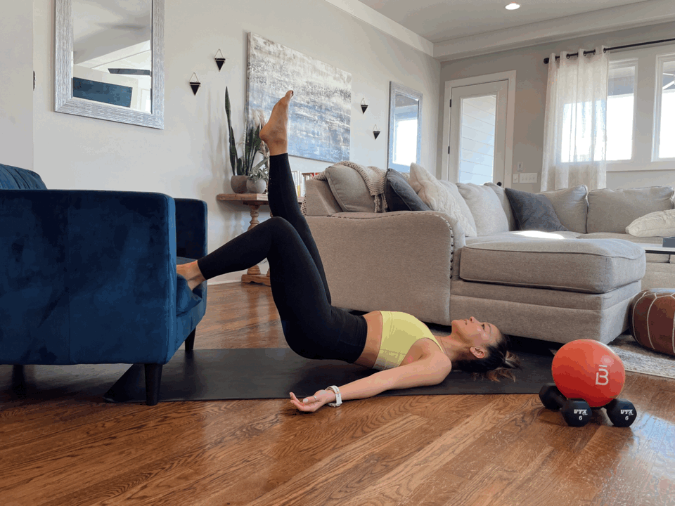 UpsideDown Back Body Work SingleLeg 15Minute Barre3 FullBody