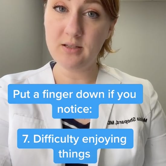 Therapist Shares "Put a Finger Down" For Signs of Depression