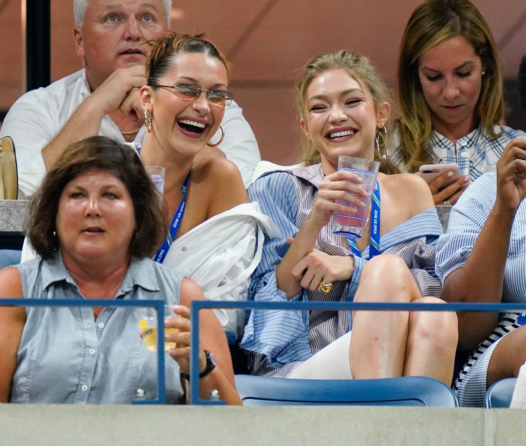 Bella and Gigi at the US Open