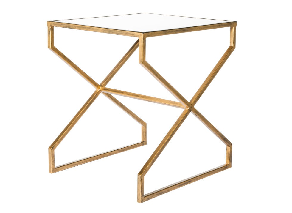 Brass Metal Accent Table ($80)
