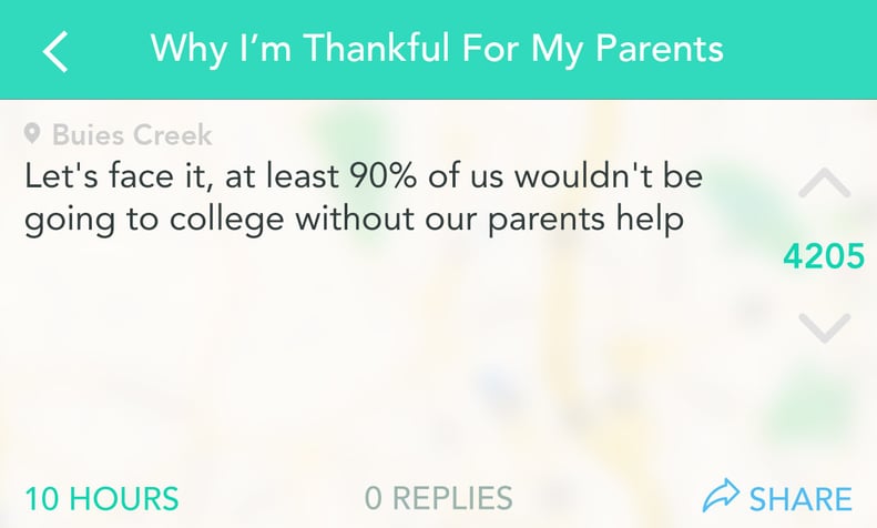 They help you get through college — however they can.