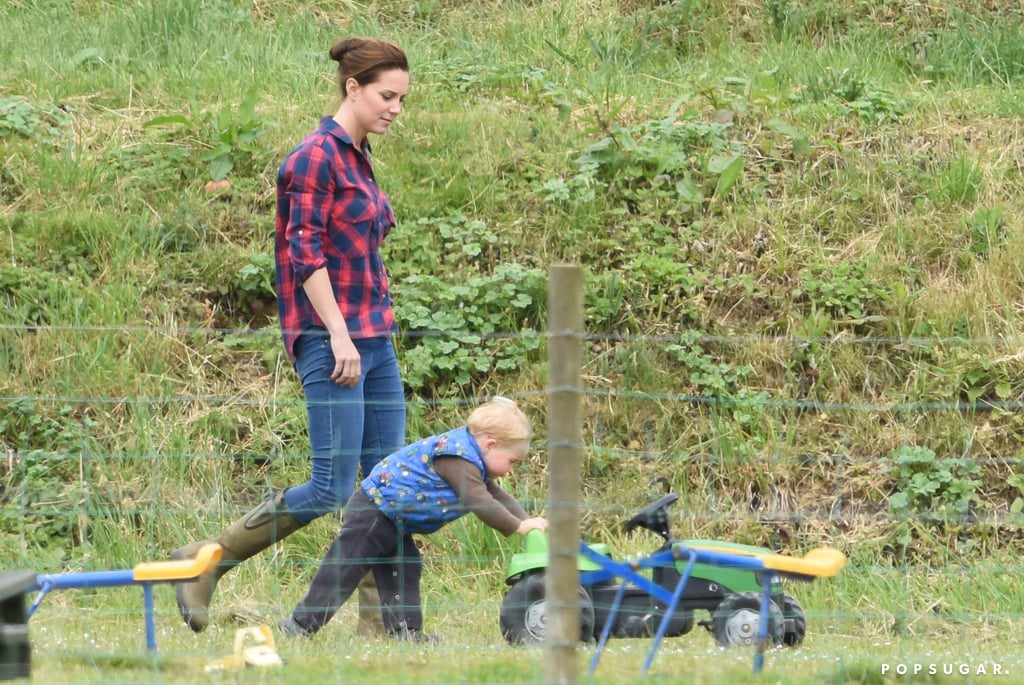 Kate Middleton and Prince George at the Park 2015 Pictures