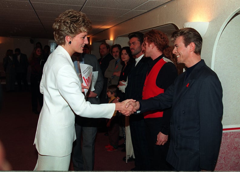 David Bowie and Princess Diana