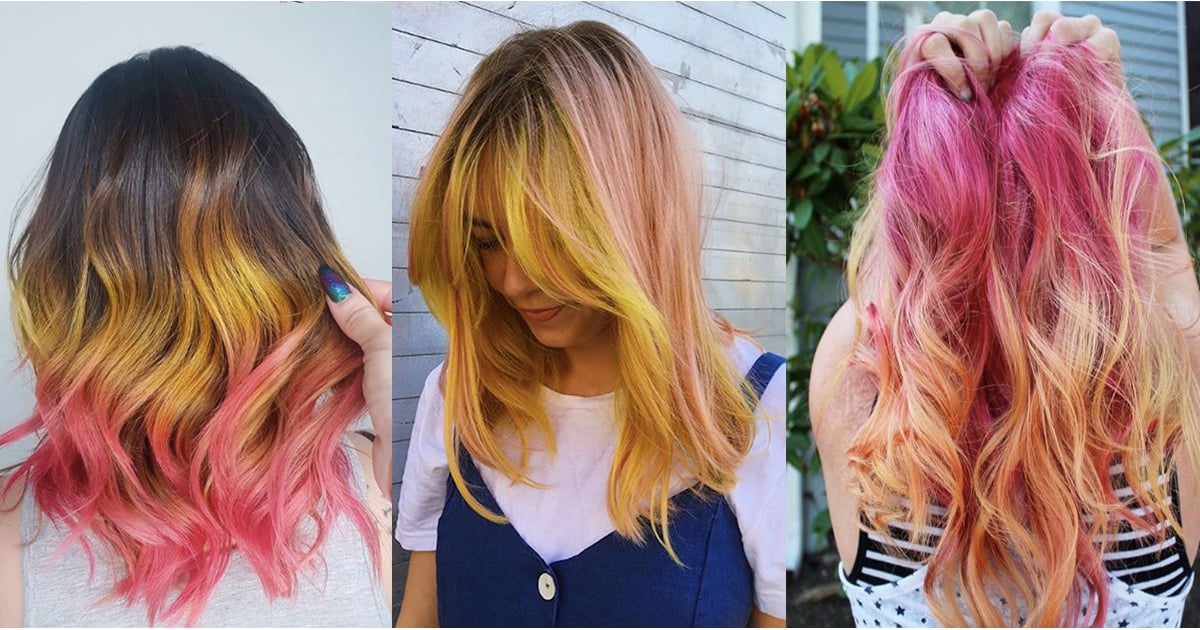 Pink lemonade hair